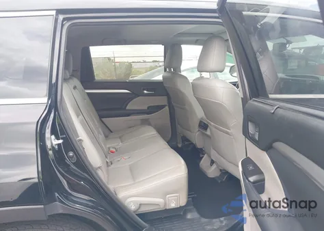 2015 Toyota Highlander Xle V6 from USA, damaged, VIN 5TDJKRFH3FS091528